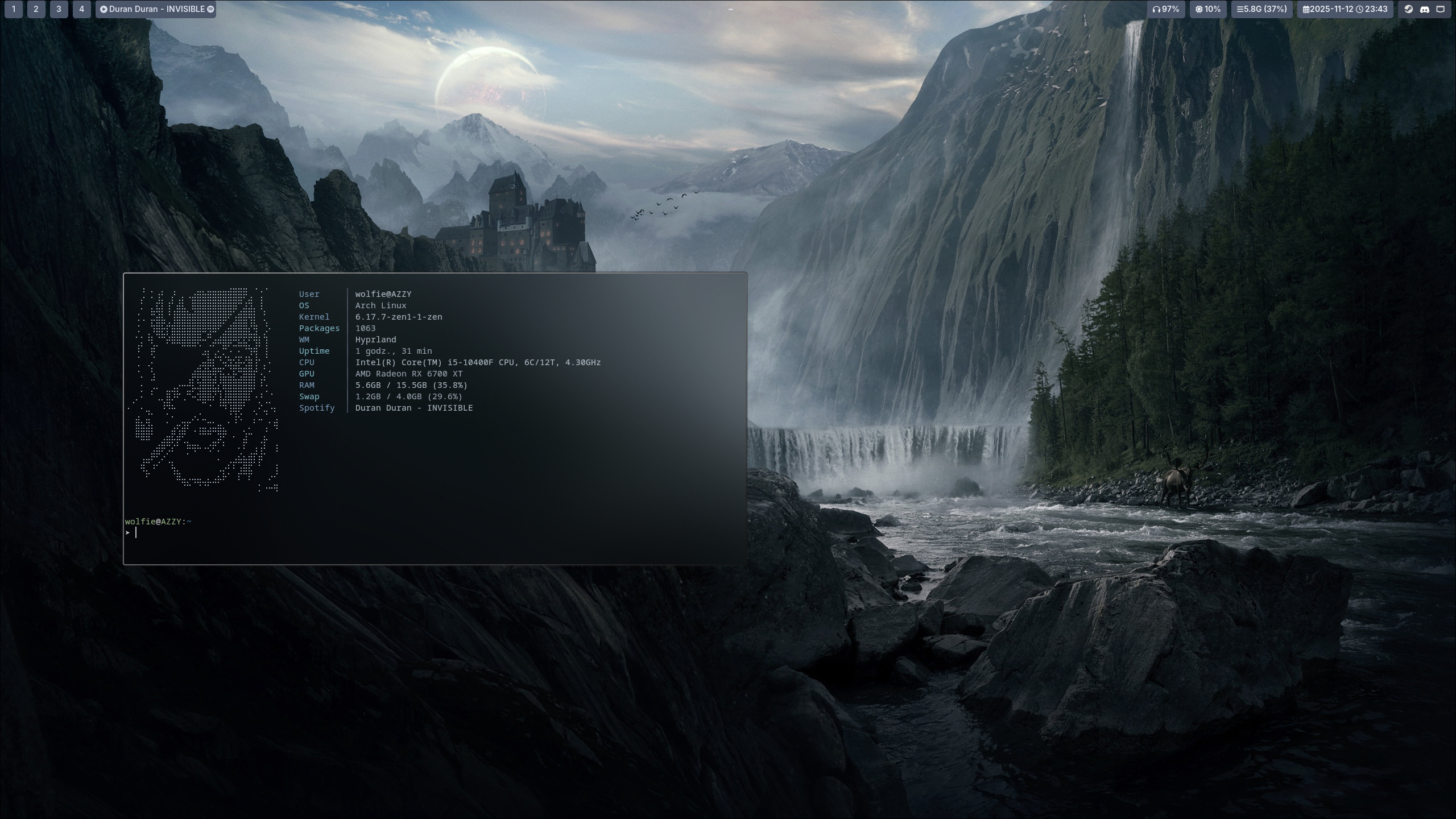 Arch Linux screenshot
